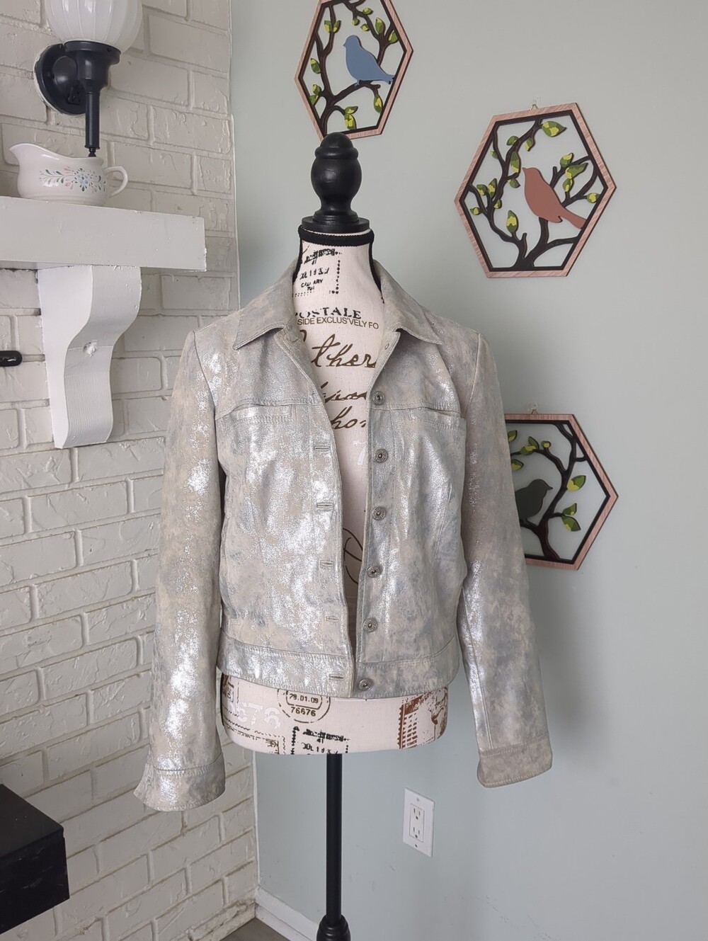 **3/$10** In Suede Leather Jacket Size XS